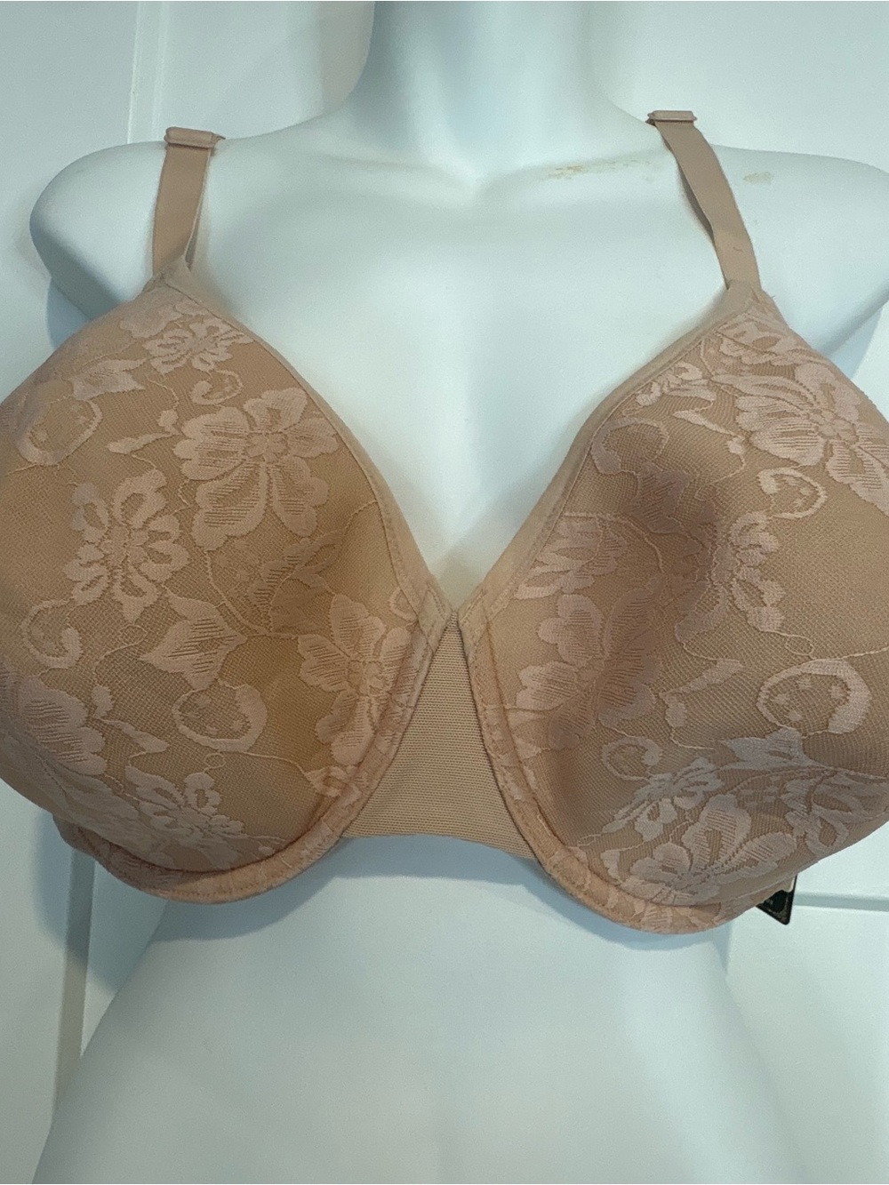 Everyday Floral Lace Underwire Bra - Nude